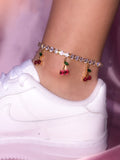 Gold Cherry Anklet - ShopStarCrew